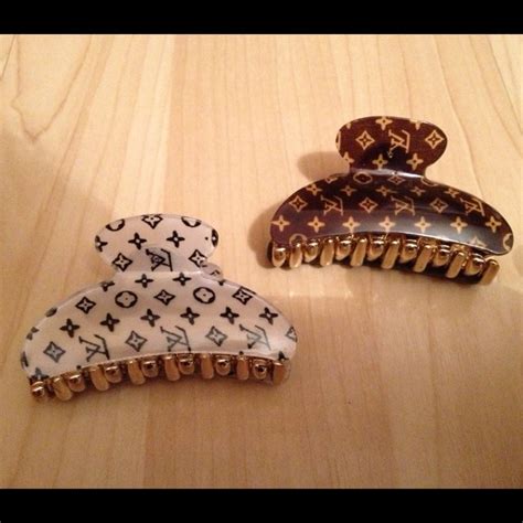 louis vuitton hair claw clip|Louis Vuitton hair bonnet.